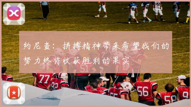 约尼查：拼搏精神带来希望我们的努力终将收获胜利的果实